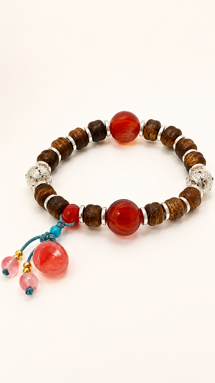 Silent Fire naturally aromatic agarwood bracelet product view