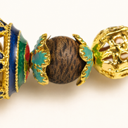 Still Waters | Lake Blue Agarwood & Enamel Bracelet