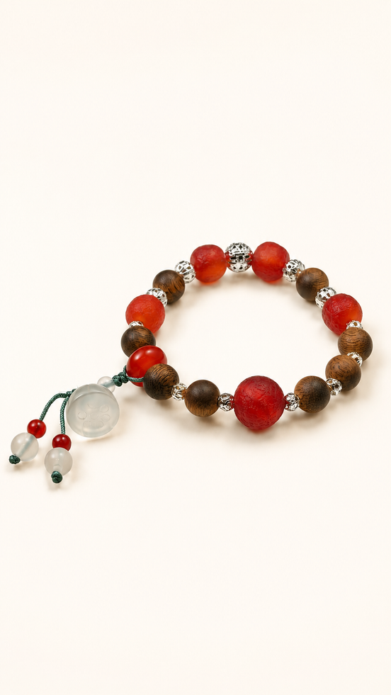 Brave Heart naturally aromatic agarwood bracelet product view