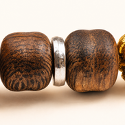 Quiet Tide | Royal Blue Agarwood & Enamel Bracelet