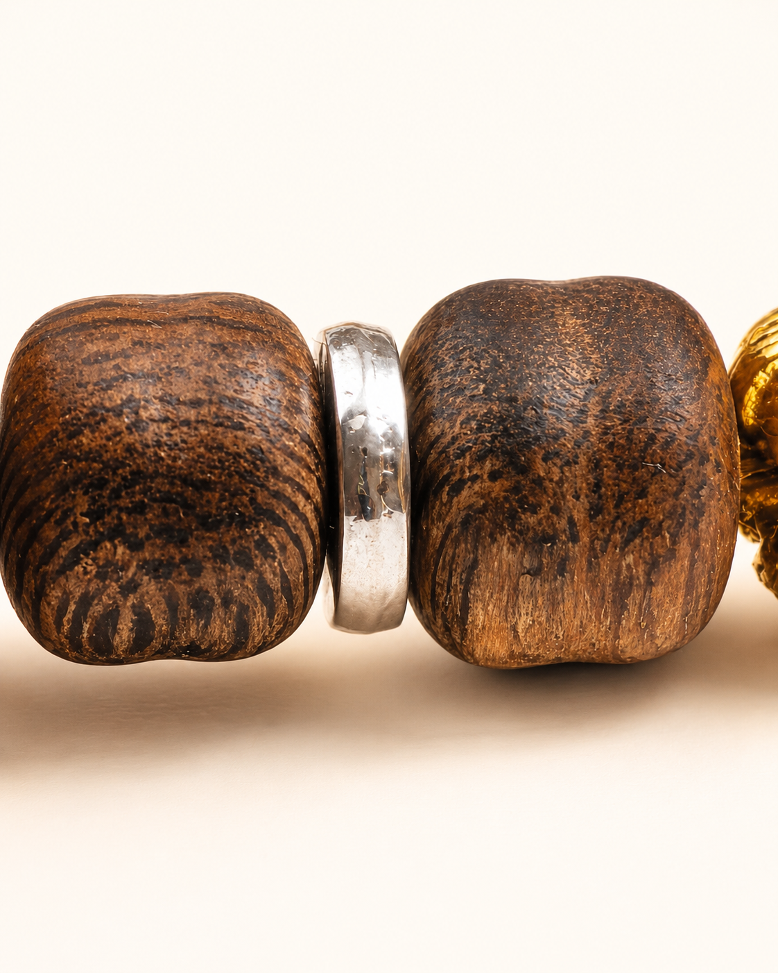 Quiet Tide | Royal Blue Agarwood & Enamel Bracelet
